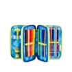 Picture of SEVEN 3 ZIPPER BLU FUSION PENCIL CASE